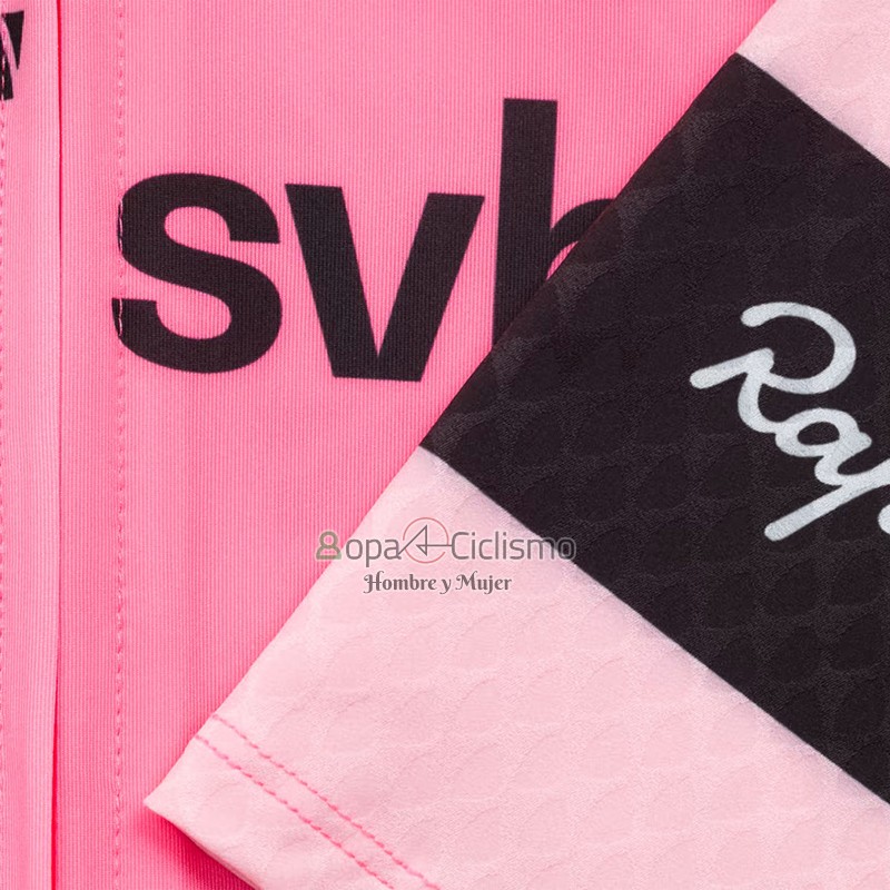 Ef Education-easypost Ropa Ciclismo Culotte Corto 2023 Mujer Mangas Cortas Rosa